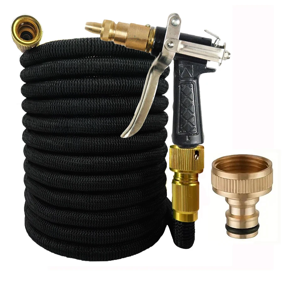 

New flexible And Expandable Irrigation Pipe, Magic Garden Hose With Spray Gun, High-Pressure, Car Cleaning Tool, Sprinkler Head
