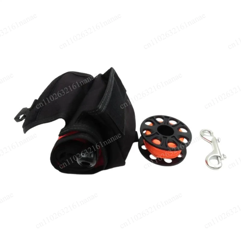 

Diving Surface Marker Buoy Red with Storage Bag with 98ft Finger Spool Reel