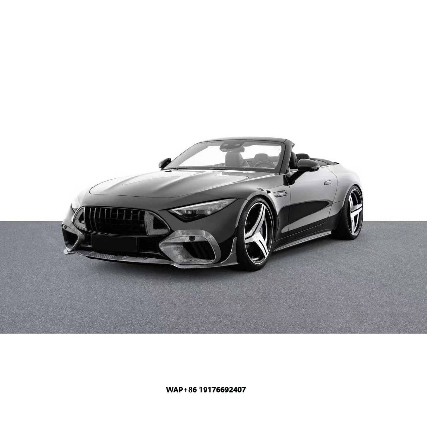 

Dry Carbon Exterior Accessories for 22-25 SL63 SL43 Bra Bu Body Kit Front Lip Rear Diffuser Side Skirts Spoiler