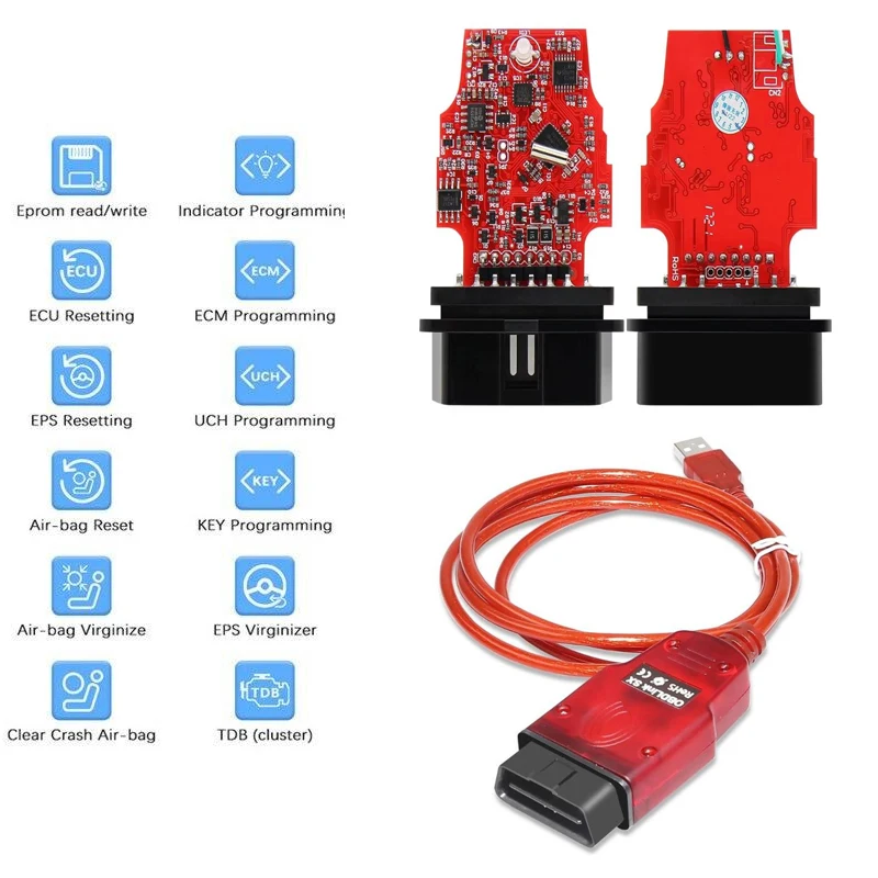 

Новейший автомобильный инструмент V2.11 для настройки ЭБУ/air-ba9 Reset/ECM UCH Key Programmer Интерфейс Renolink V2.11/V2.10/V1.99