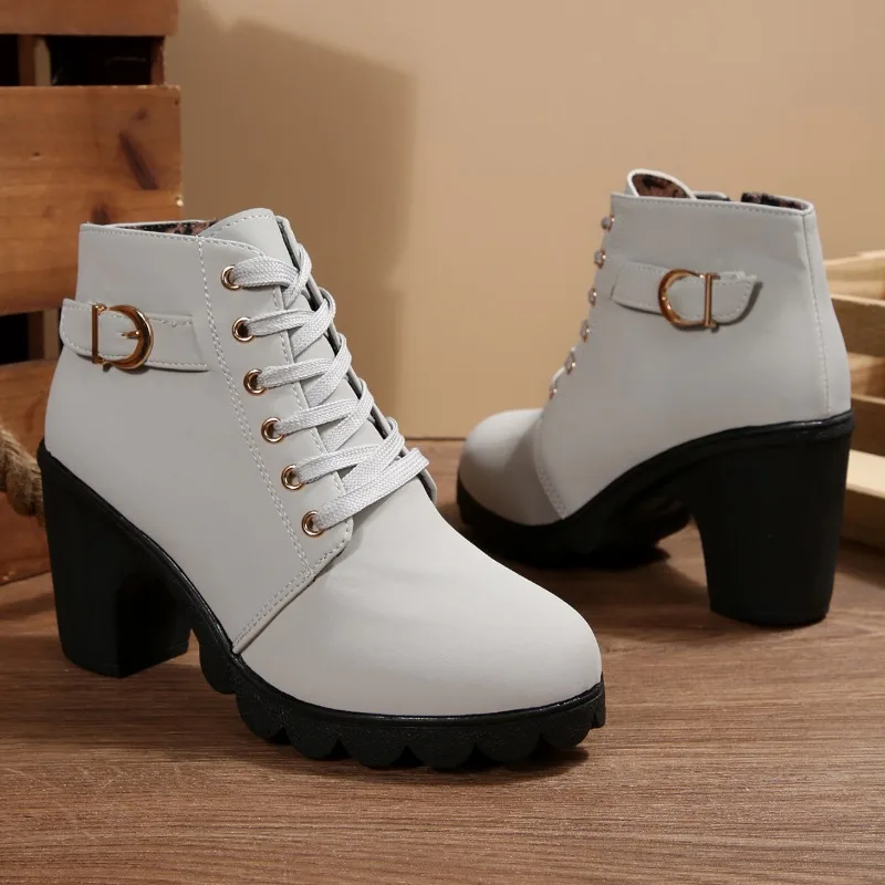 

Женские универсальные ботильоны на каблуке 2025, одинарные ботинки больших размеров, голые ботинки