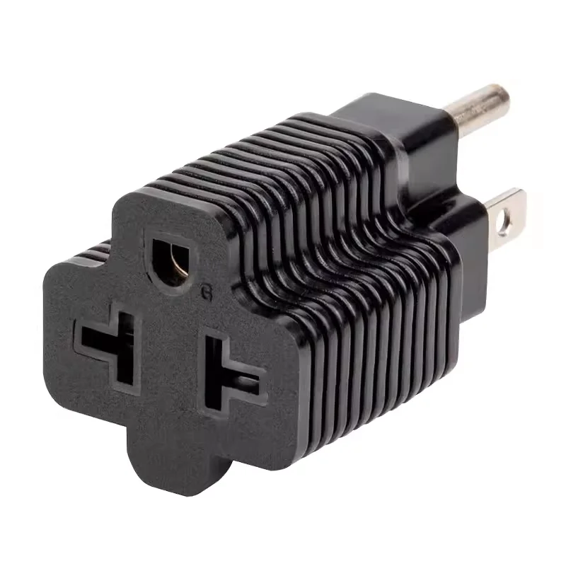 American standard industrial conversion plug NEMA5-15P - NEMA5-15P /5-20P/6-15P/6-20P power adapter 15A to 20A