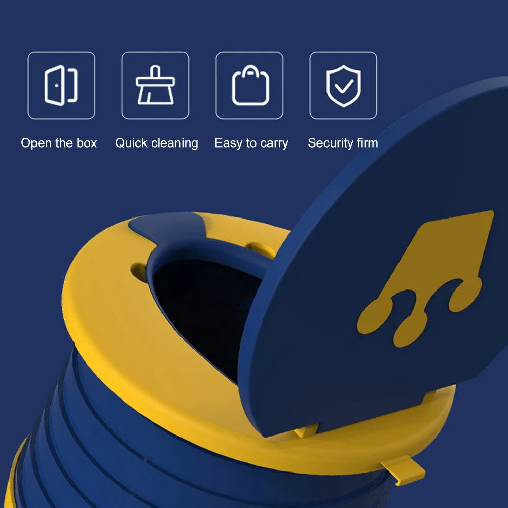 

Baby Toilet Outdoor Portable Foldable Potty Trainer PP Material Safe Durable Easy Storage Protect Spine High Load Bearing Travel