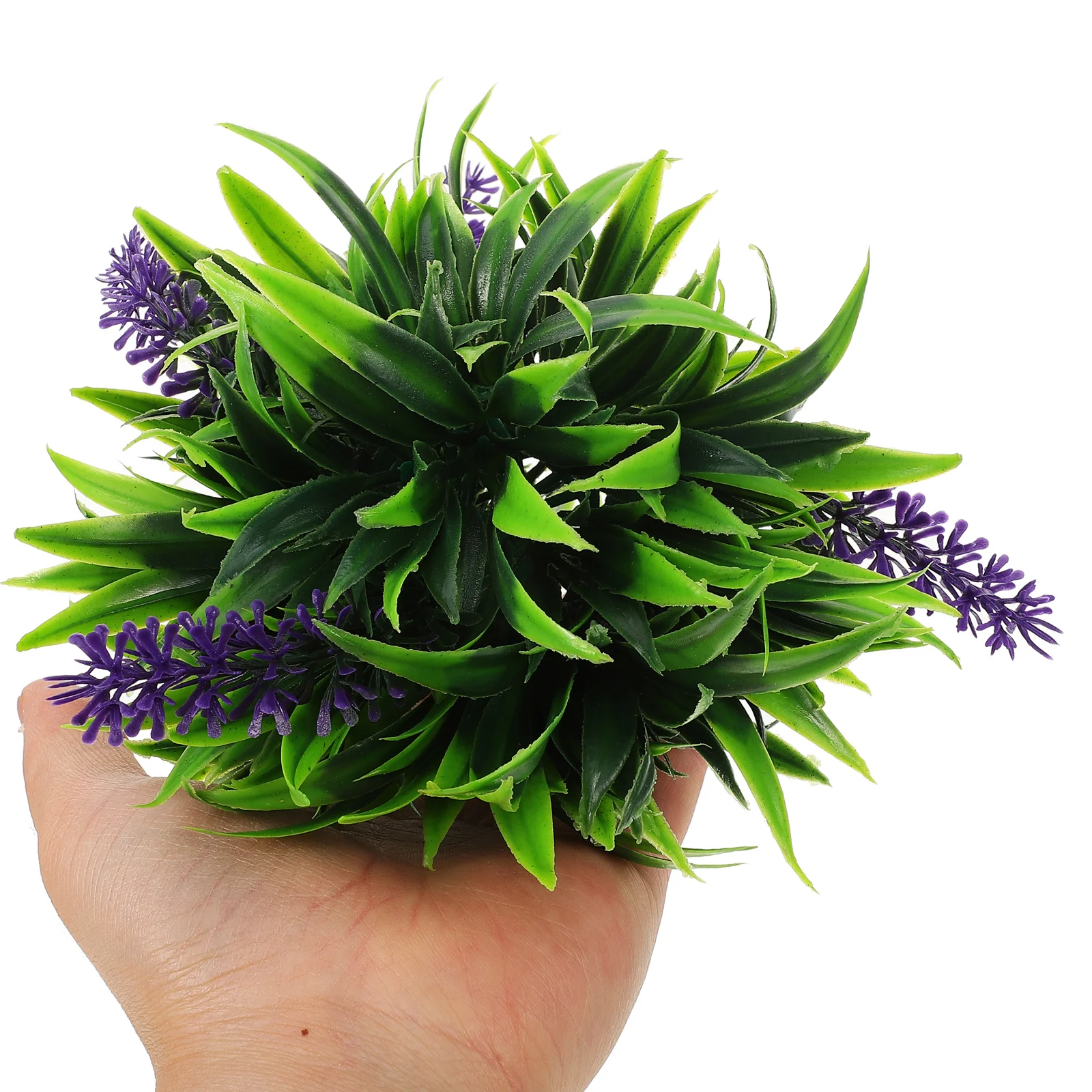 

4Pcs Artificial Lavender Topiary Hanging Ball Faux Plant Ball Garden Indoor Outdoor Decoration Artificial Lavender Topiary