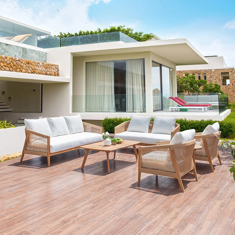 

！@High Quality Modern Outdoor Daybed Custom Garden Sets for Patio Beach Pool-Outdoor Teak Sun Lounger on Sale Made From Rattan
