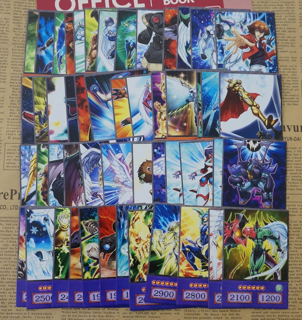 100pcs/set YGO-GX Jaden Yuki Classic Hero Themed Character Deck Nostalgia Orica Anime Style Paper Cards