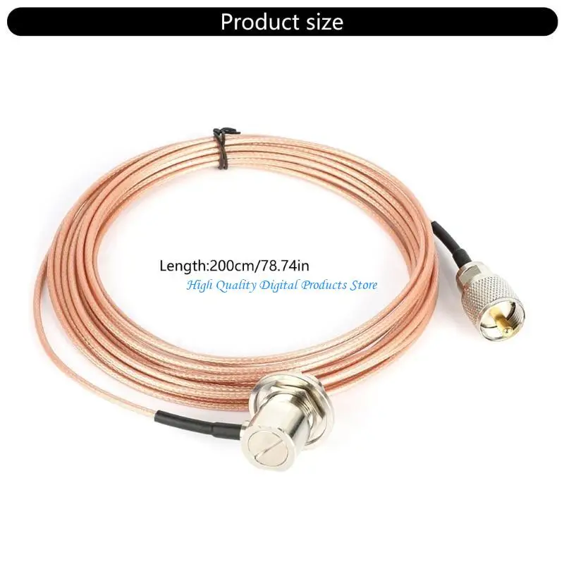 U2JE عالي العروض RG316 كابل محوري مرن لتمديد هوائيات راديو السيارة