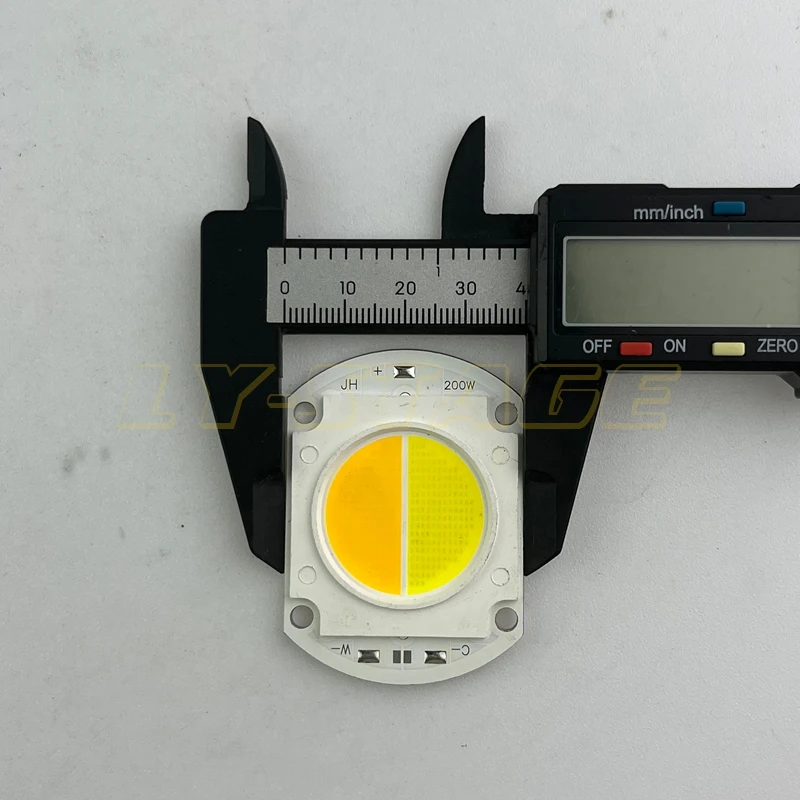2pcs/lot 200W Dual-Color Warm White High-Power LED Matrix COB Lamp Chip for DIY Floodlight Spotlight Stage Lighting Fixture