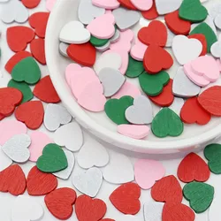 100pcs 12mm Wooden Mini White Red Pink Hearts Slices Confetti DIY Arts Crafts For Wedding Decorations Scrapbooking Cardmaking