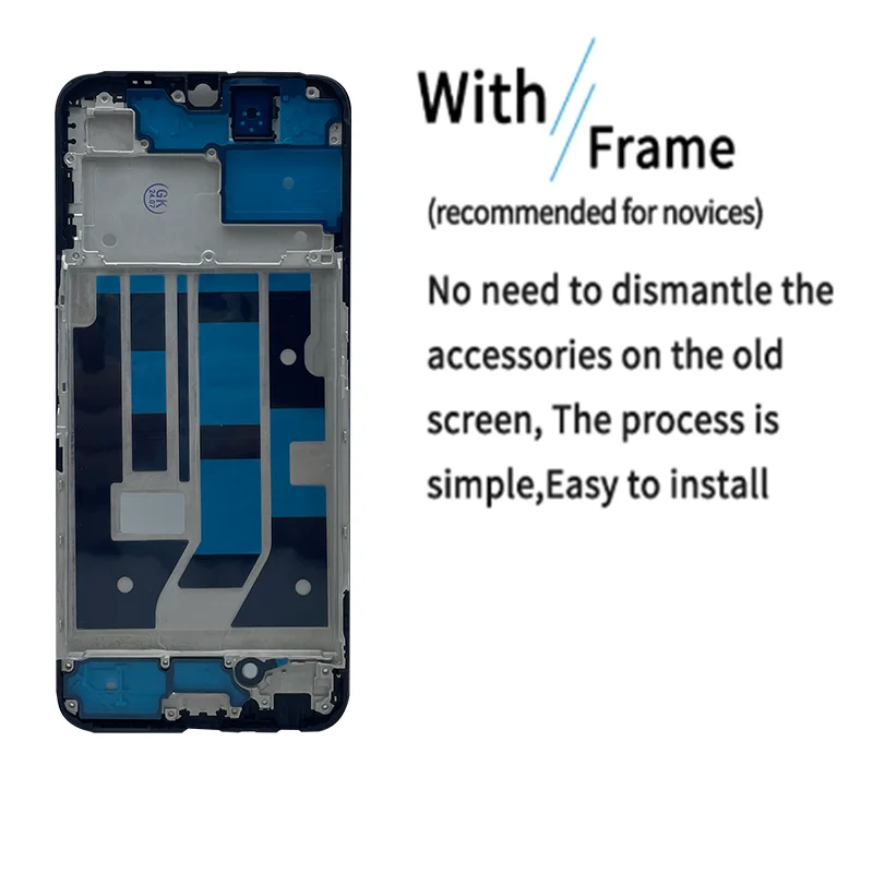 For OPPO A78 5G CPH2483 CPH2495 LCD Display Touch Screen Digitizer Assembly With Frame for OPPO A58 5G LCD