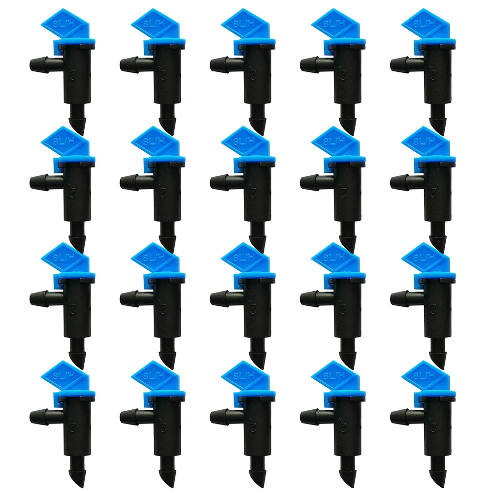 

20Pcs PE Removable Drip Sprinkler Irrigation Drip Emitter Garden Flag Irrigation Dripper For Trees And Shrubs