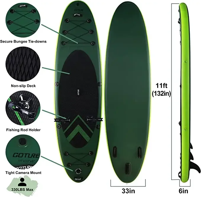 FOR Surf Inflatable Stand Up Paddle Board Set