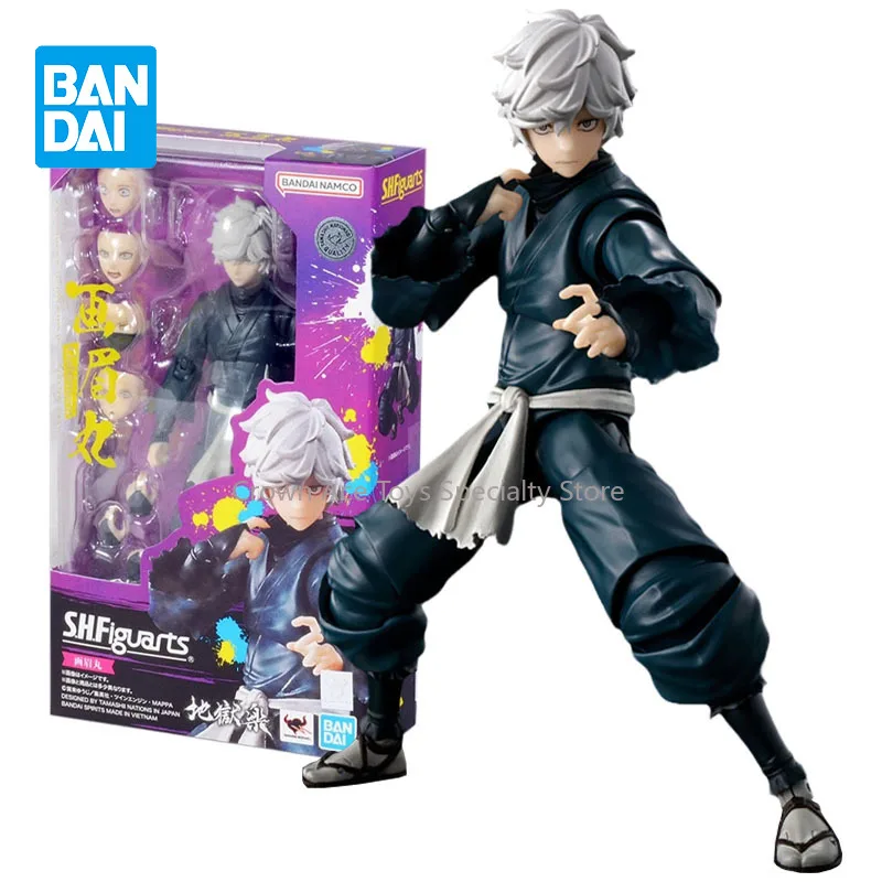 

Bandai Genuine Figure Jigoku Raku Model Kit Anime Figures SHF Gabimaru Collection Model Action Figure Toys for Children's Gifts