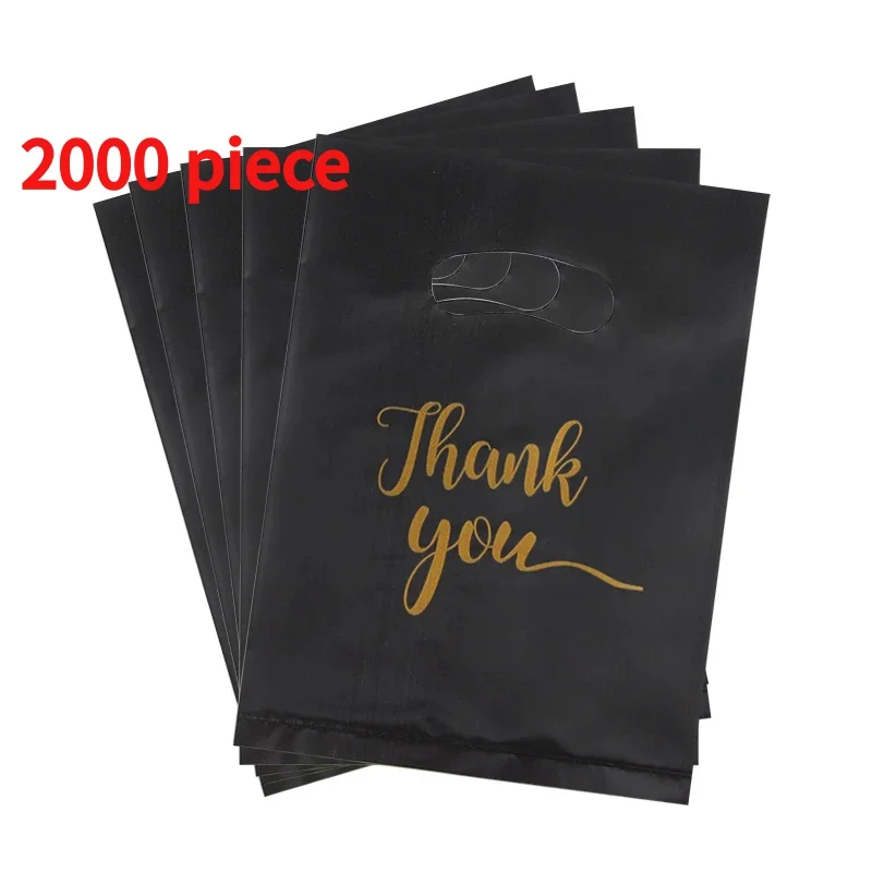 

20 00piece.Custom.Customized Logo Reusable Foldable Colorful Shop Boutique Gifts Thank you Plastic Shopping Carry Die Cut Handle