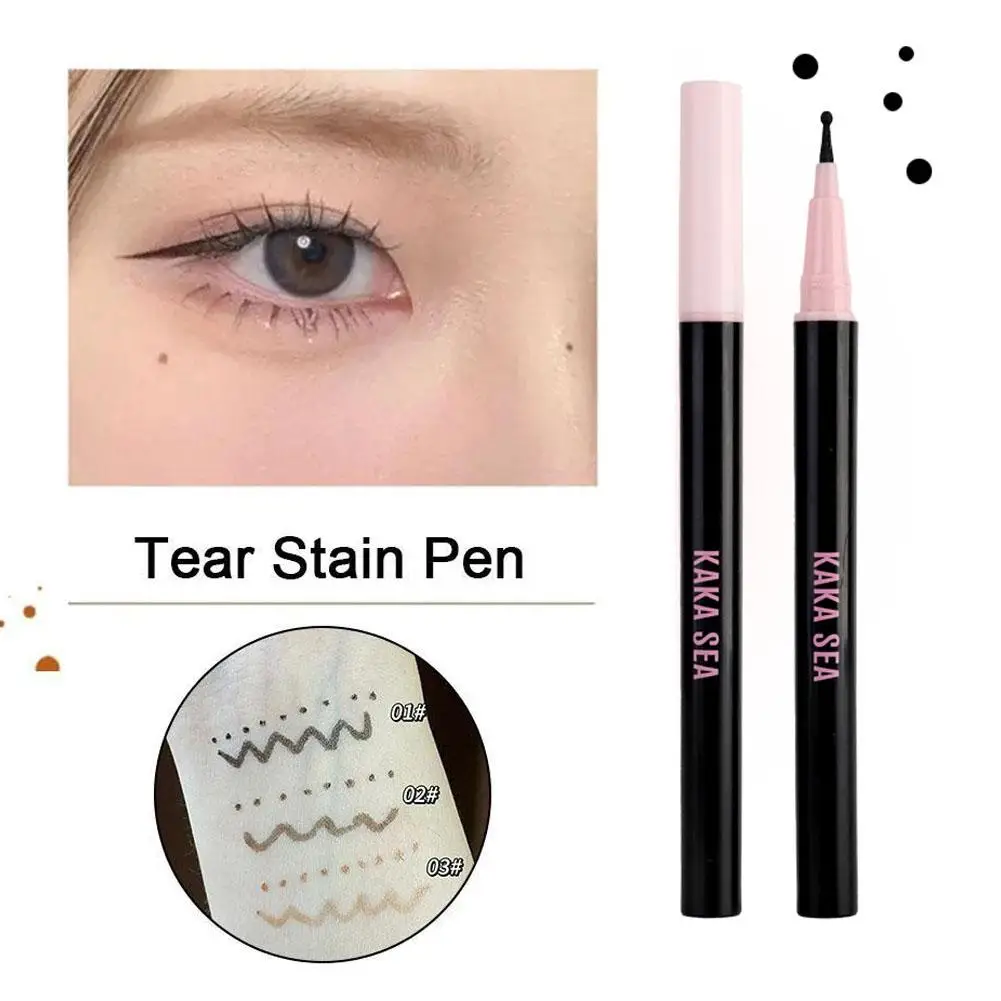 Gesicht Gefälschte Sommersprossen Stift Natürliche Flüssigkeit Tränen Maulwurf Stift Werkzeug Tönung Flecken Concealer Wange Braun Spot Bernstein Dot Lebensechte Makeu T8M9