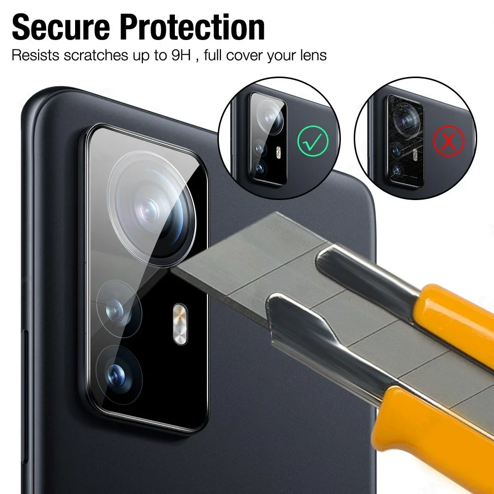 For Xiaomi 12 12X 12Pro Lens Camera 3D Cover Glass Screen Protector Mi12 Series 9H Back Camera Tempered Glass Protective Film