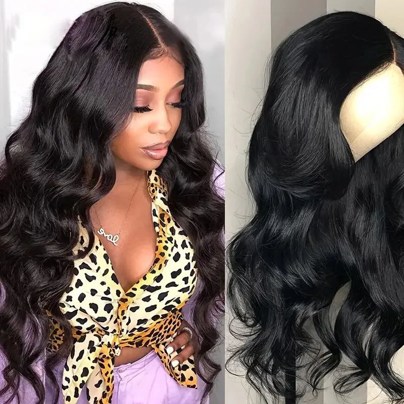 

Женский парик с фронтальной застежкой, с центральным пробором, длинные кудрявые волосы, черный, реалистичный, на всю голову, оптом, дропшиппинг