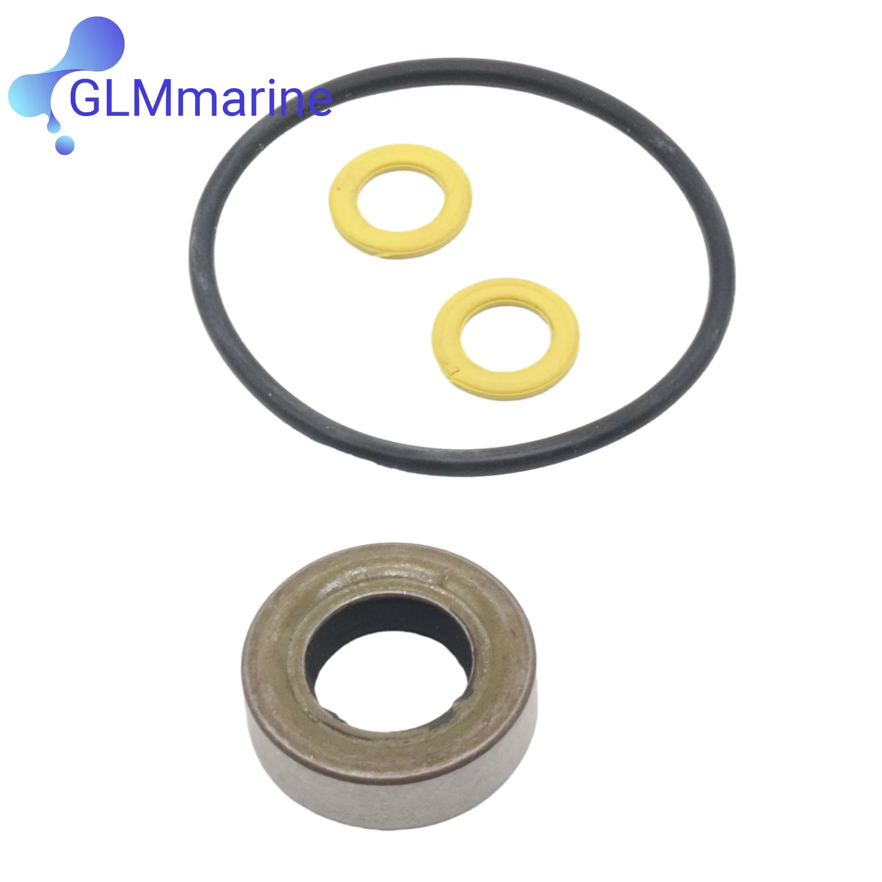 Lower Gearcase Seal with Oil Seal O-Ring Gasket for Mecury 2-Stroke 3.9 4 4.5 6 7.5 9.8 HP Outboard Engine Models 26-66022