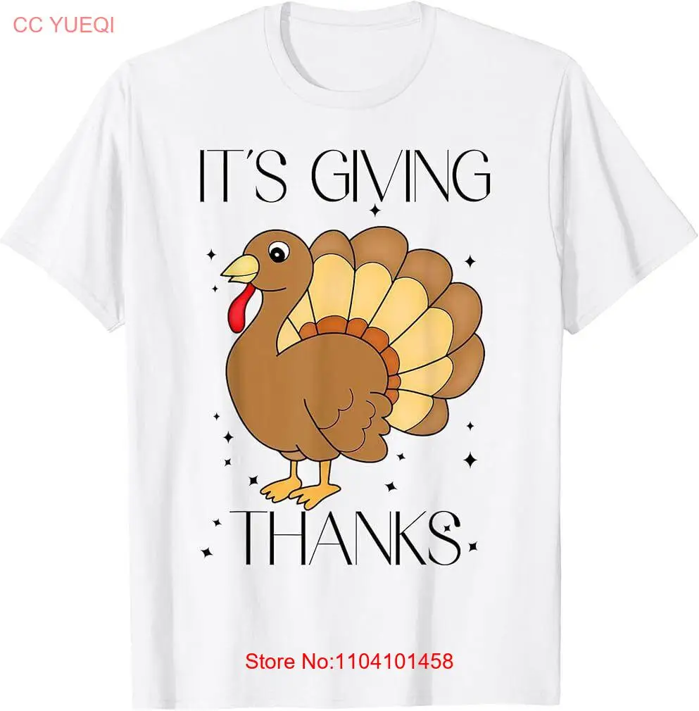 

It’s Giving Thanks Turkey Thanksgiving T-Shirt