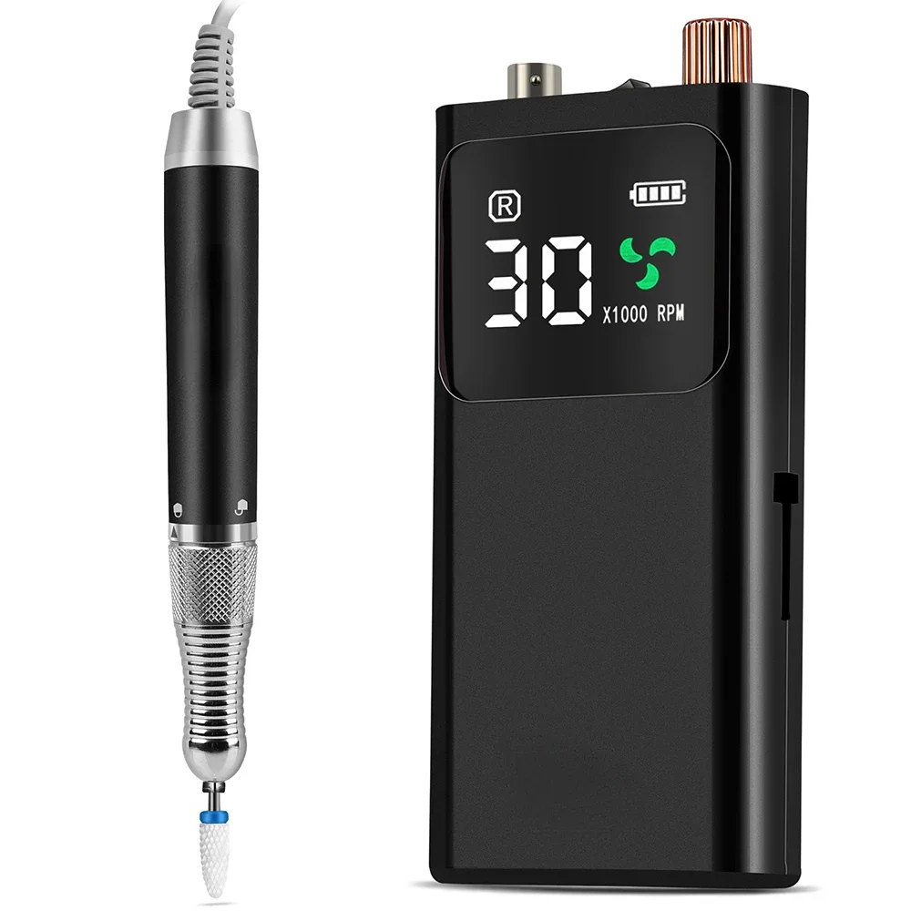 

Nail Polishing Machine Tool 30W Rechargeable E File Drill Nail For Salon