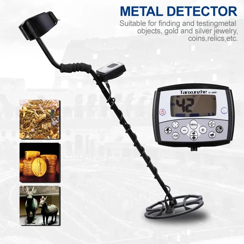 Metal Detector, Underground Depth Waterproof Scanning Gold Detector