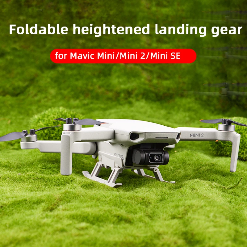 Foldable Landing Gear for DJI Mavic Mini 1/2/SE/MINI 3 PRO Extender Long Leg Foot Protector Stand for MINI 3 Drone Accessories