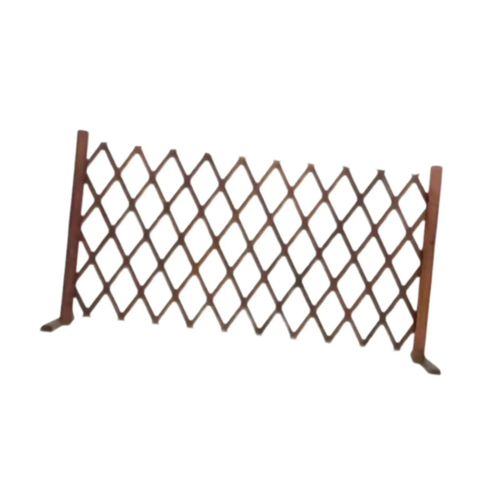 Expandable Garden Fence Easy Setup Lattice Panel Versatile Retractable Wooden Fence Pet Gate for Home Entrance Outdoor Decor