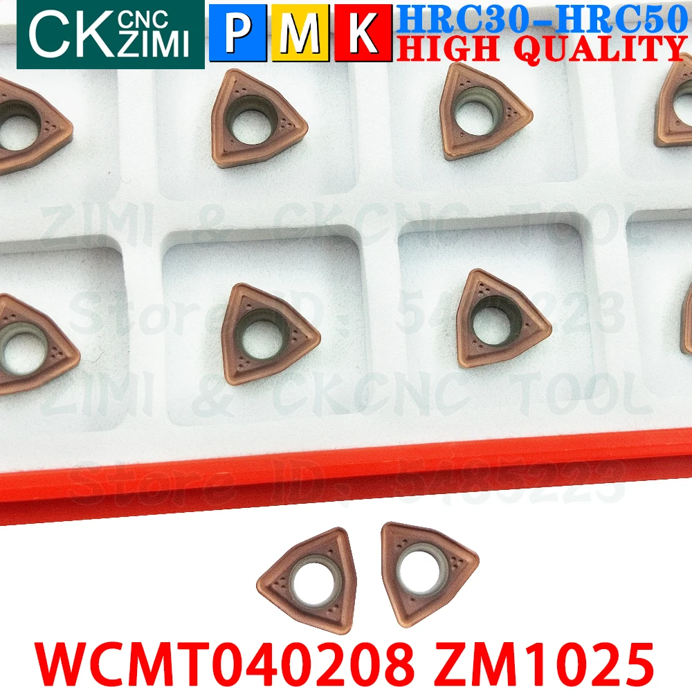 WCMT040208 ZM1025 WCMT 040208 Carbide Inserts U Drill Turning Inserts Tools CNC Indexable Turning Cutting Lathe Tools WC U Drill