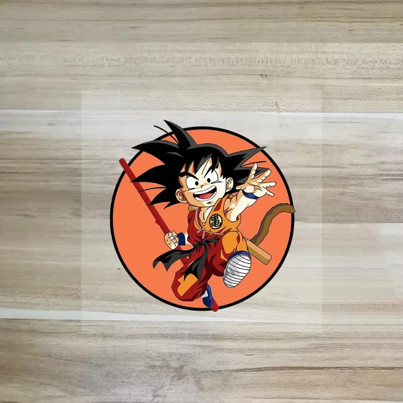 2 uds Dragon Ball parches ropa pegatinas de transferencia de calor Son Goku camiseta parche para planchar calcomanías pegatinas niños niñas ropa DIY