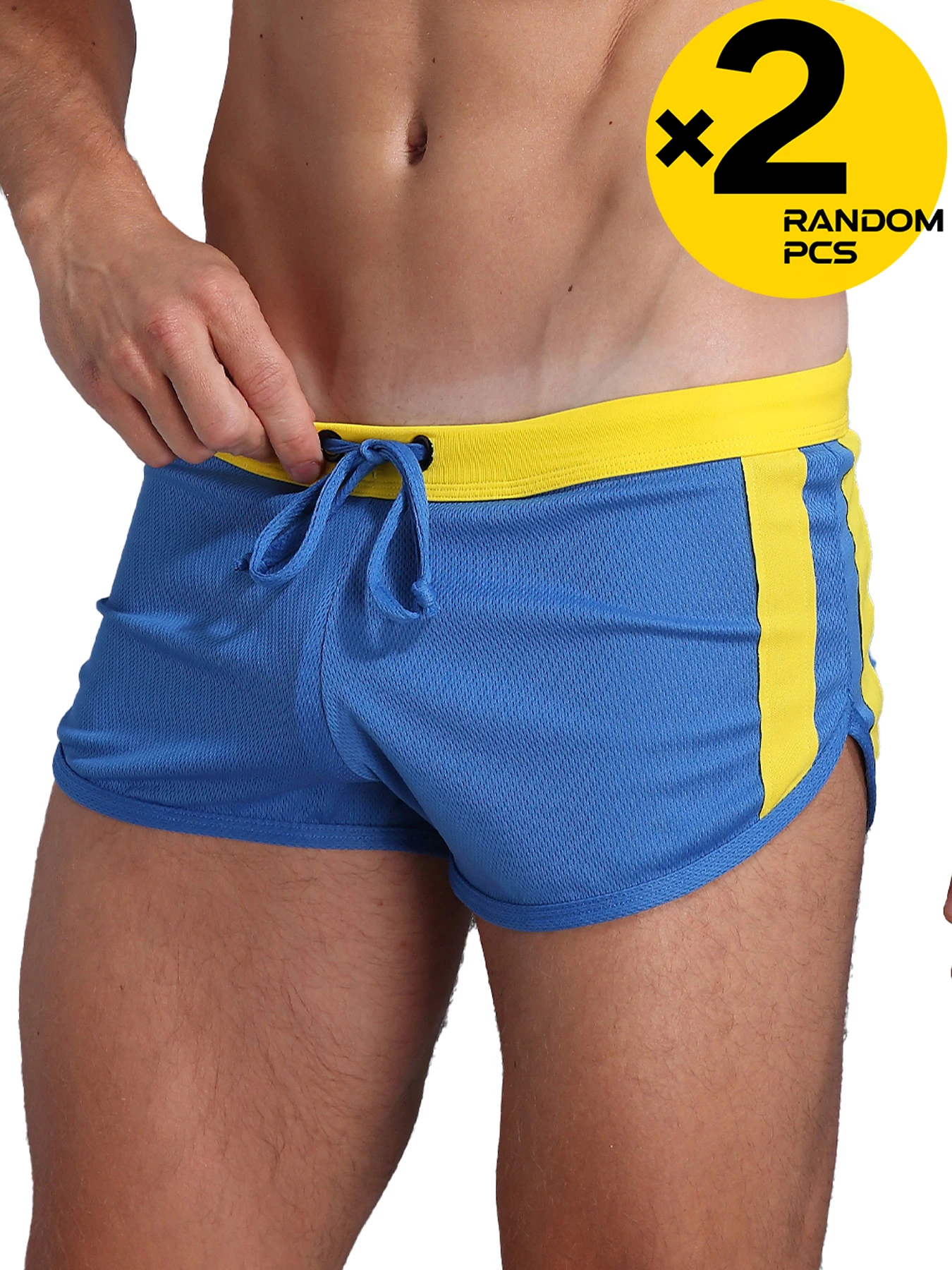 الرجال الملابس الداخلية الملاكم الصيف موضة ملابس السباحة سراويل للسباحة ملابس رياضية مثير قصيرة الرجال بناطيل الشواطئ الملابس الداخلية 2/3/4 قطعة بشكل عشوائي