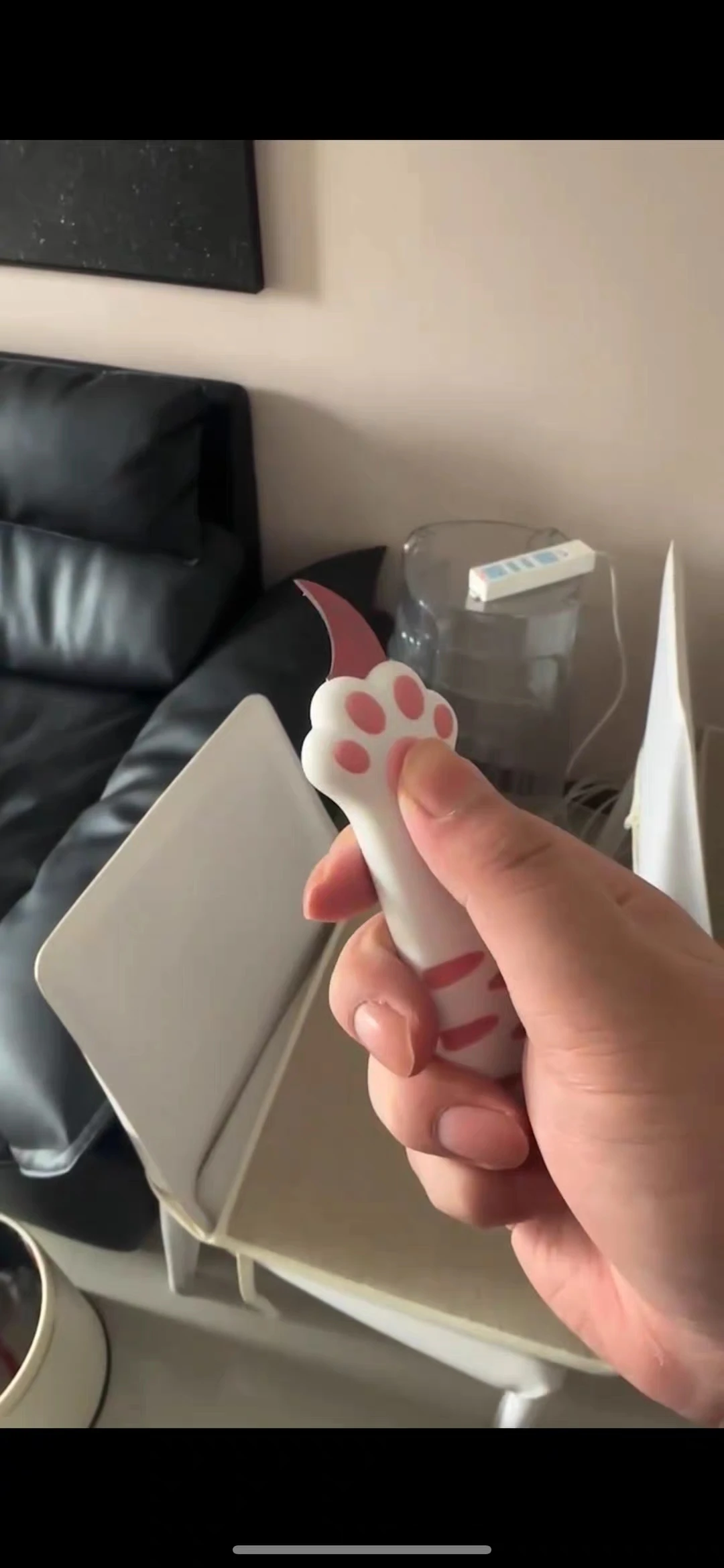 Cute Cat Paw Retractable Utility Knife Multifunctional Portable Safe Unboxing Gadget Home Package Open Cut