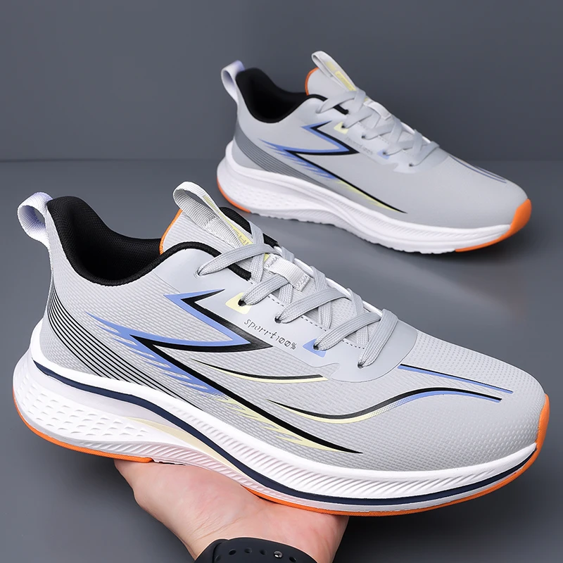 Marathon Sports Running Shoes Men Light Comfortable Wear-resistant Nonskid Leisure Outdoor Hiking Sneakers Athletic Men's Shoes