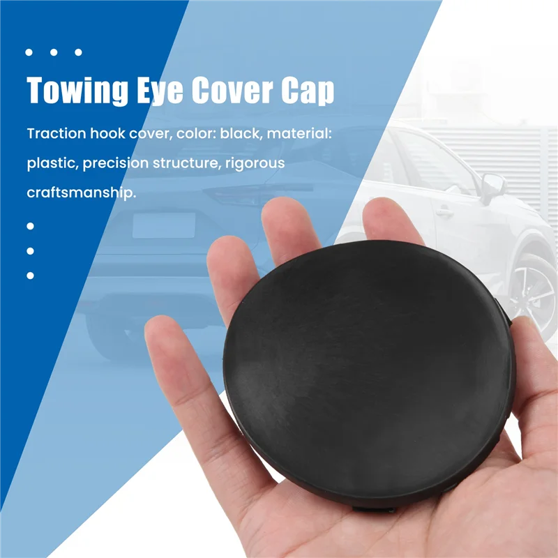 

85071BR00A Car Rear Bumper Tow Hook Cap Cover Black For Nissan Qashqai J10 2007 2008 2009 2010 2012 2013 2014