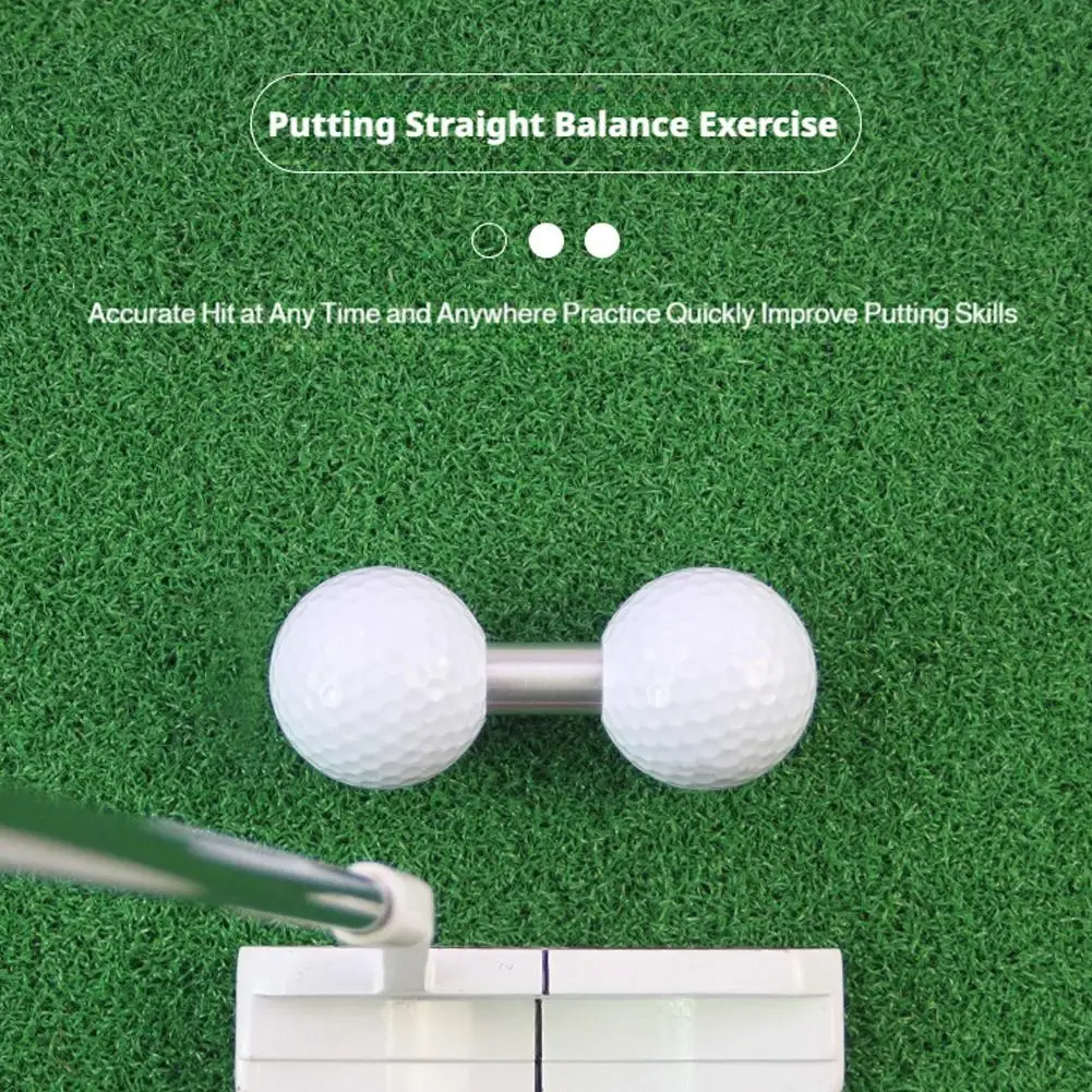 

Инструмент для тренировок по гольфу Тренировочный мяч для гольфа Двойной мяч для тренировок по гольфу с трубкой Тренажер для балансировки Двойной мяч Аксессуар для гольфа