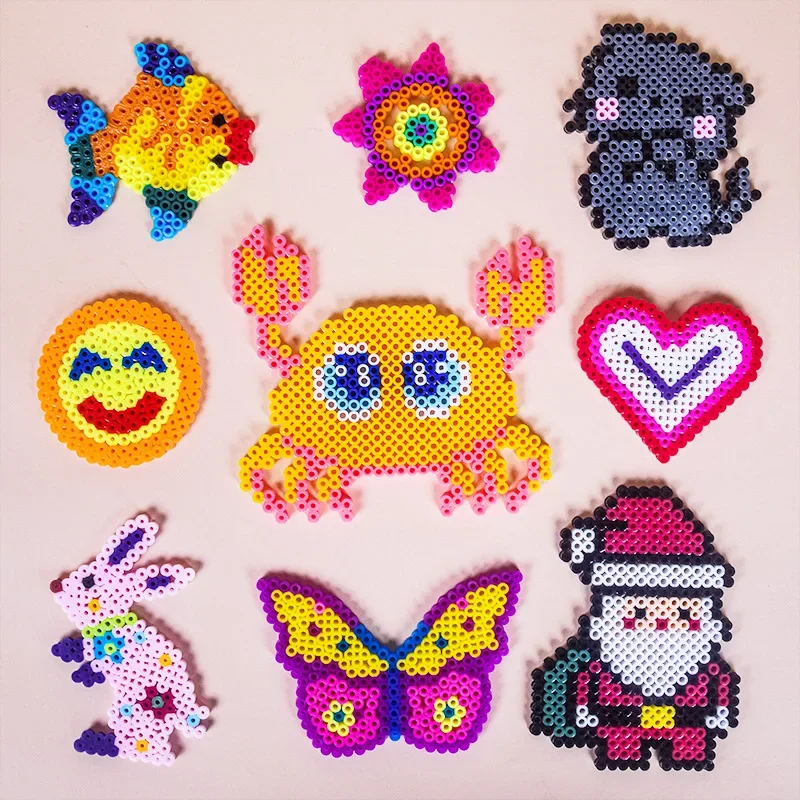 5MM 500pcs 3D Pixel Puzzle Iron Beads for kids Melting Bead Hama Beads DIY High Quality Handmade Gift Toy Fuse Beads