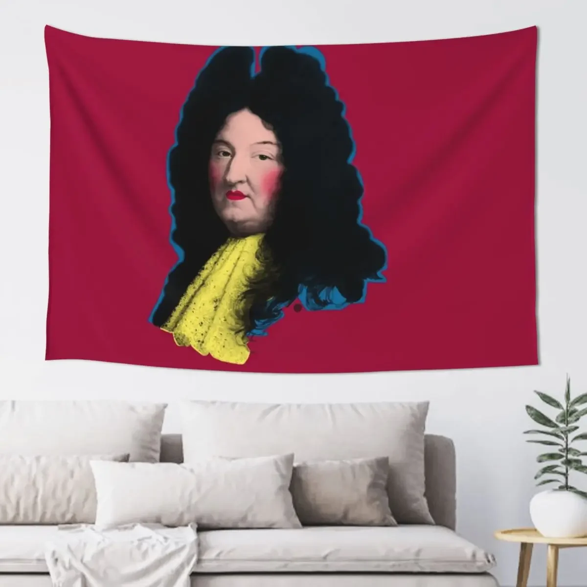 

Louis XIV Tapestry Wall Hanging Decor Room Decorating Aesthetic Decoration Home Tapestry