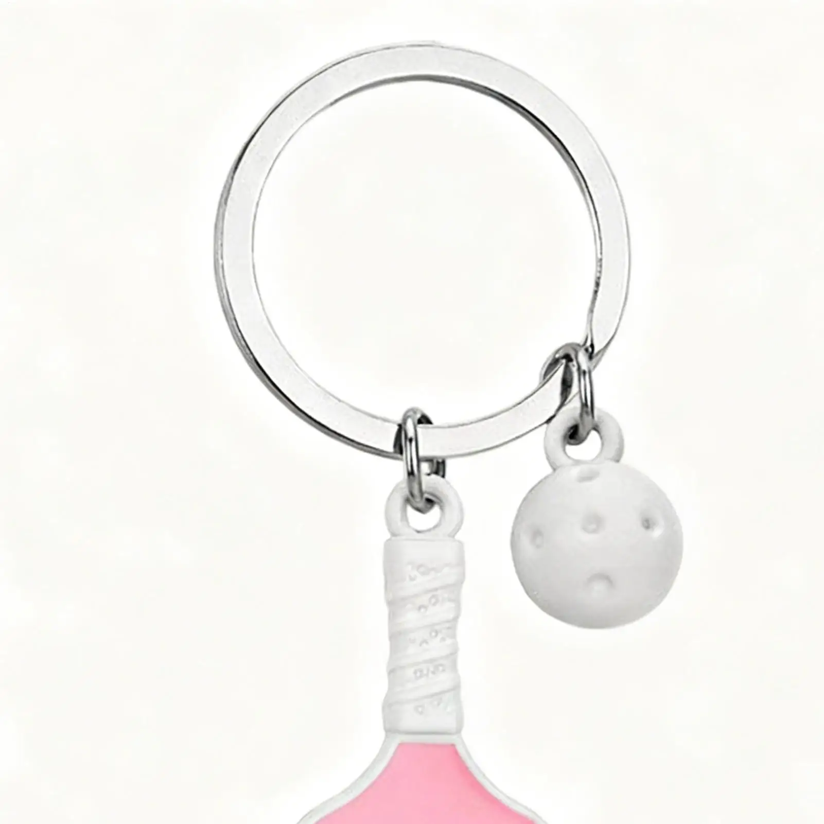 مضحك المفاتيح لطيف مضحك المعادن خفيفة الوزن المرأة الرياضة المفاتيح الكرة محفظة سحر للإناث الأصدقاء حقيبة يد رياضية