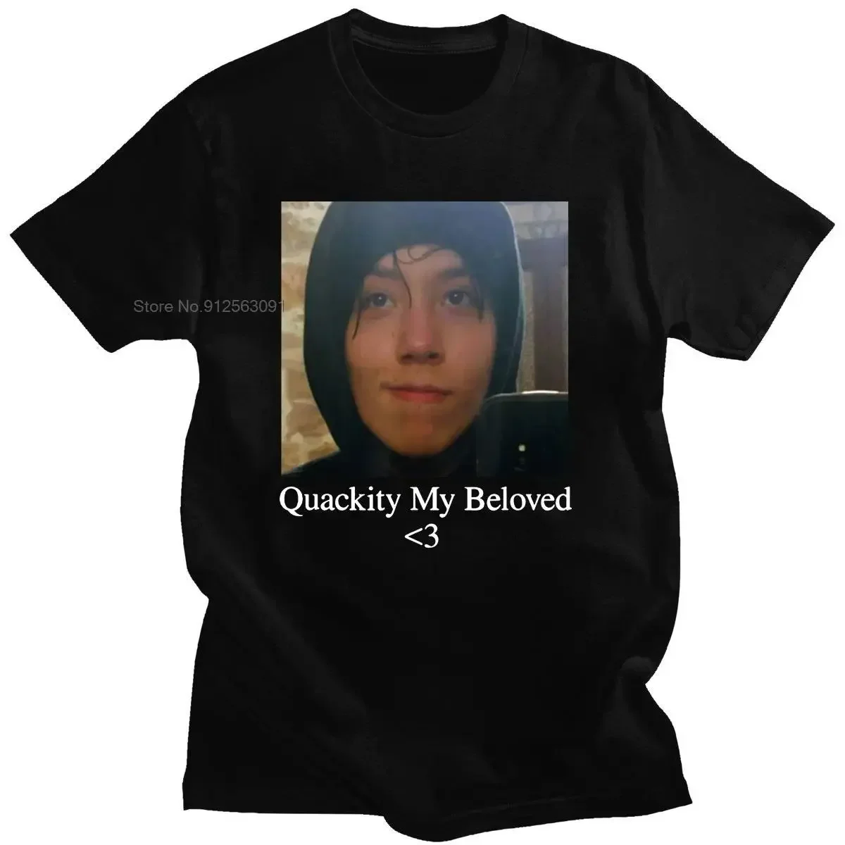 Quackity Beloved Merch Men's Oversized T Shirt Merch Men Clothes Graphic Streetwear Harajuku Print Shirt Top new in tops & tees