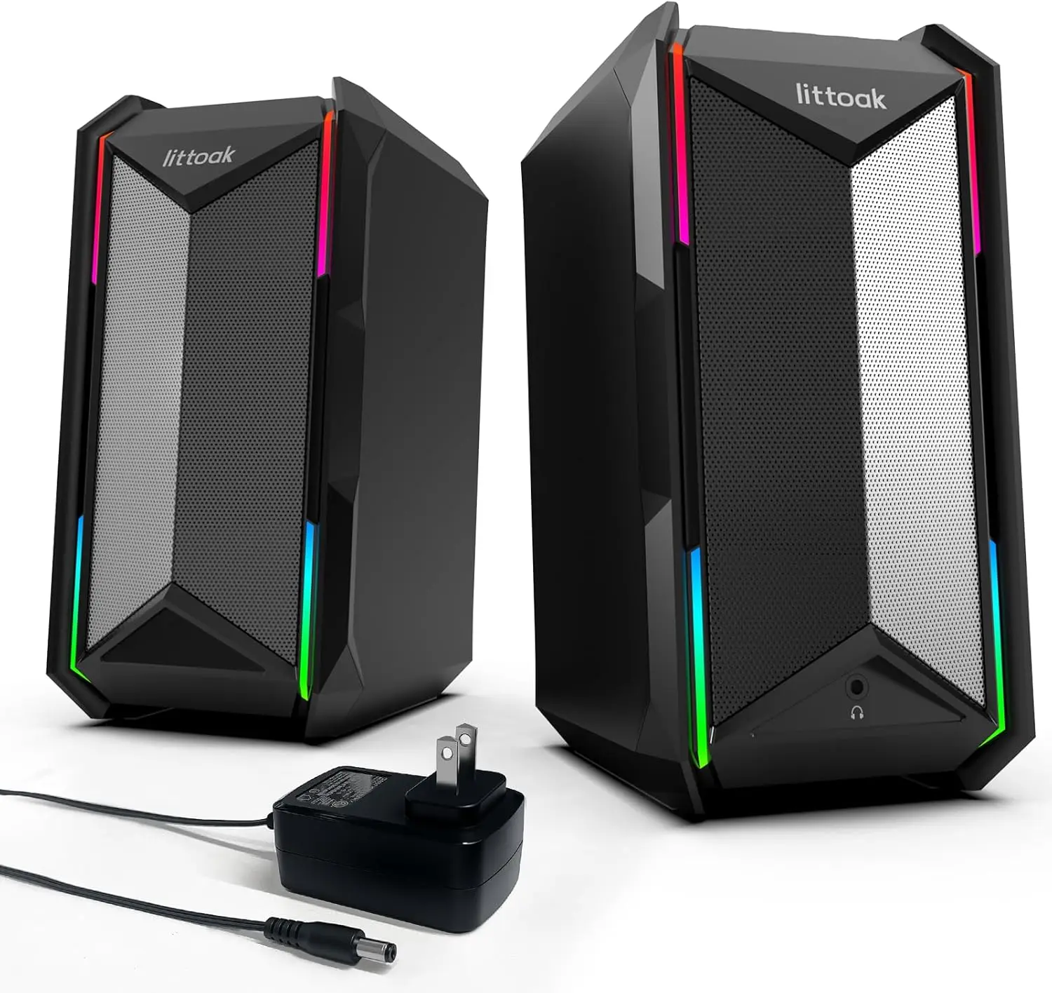 

Компьютерные колонки Bluetooth 5.3 с RGB-подсветкой, мощностью 30 Вт, настройками эквалайзера для музыки и игр на ПК или ноутбуке