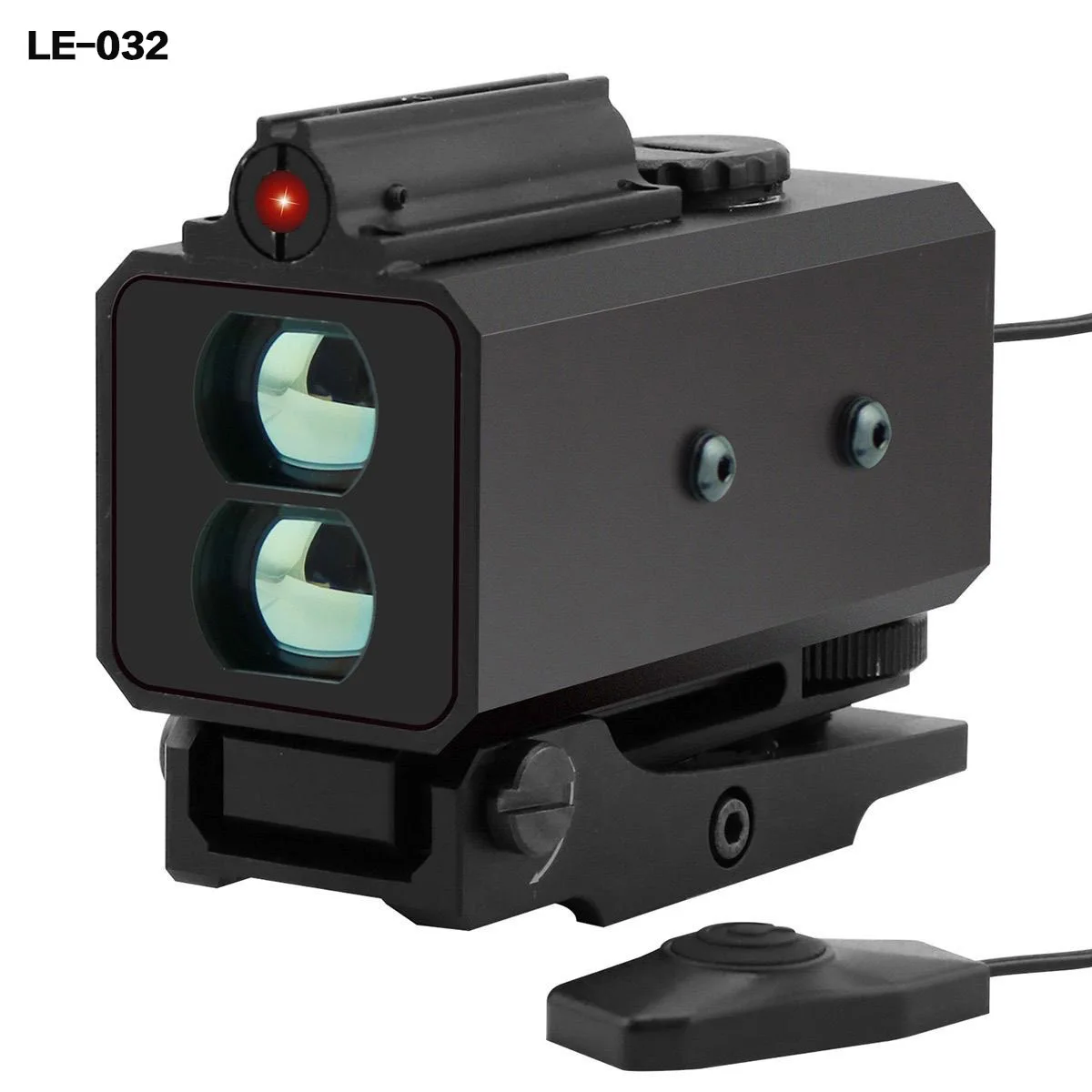 LE-032 Entfernungsmesser 1200M IP65 mit zusätzlichem rotem Laser, wasserdicht, für den Außenbereich, taktischer Mini-Laser-Entfernungsmesser für die Jagd