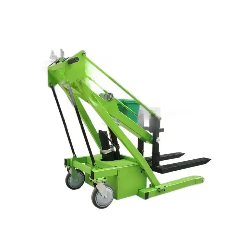 New small electric hydraulic forklift bending arm portable eagle beak lift