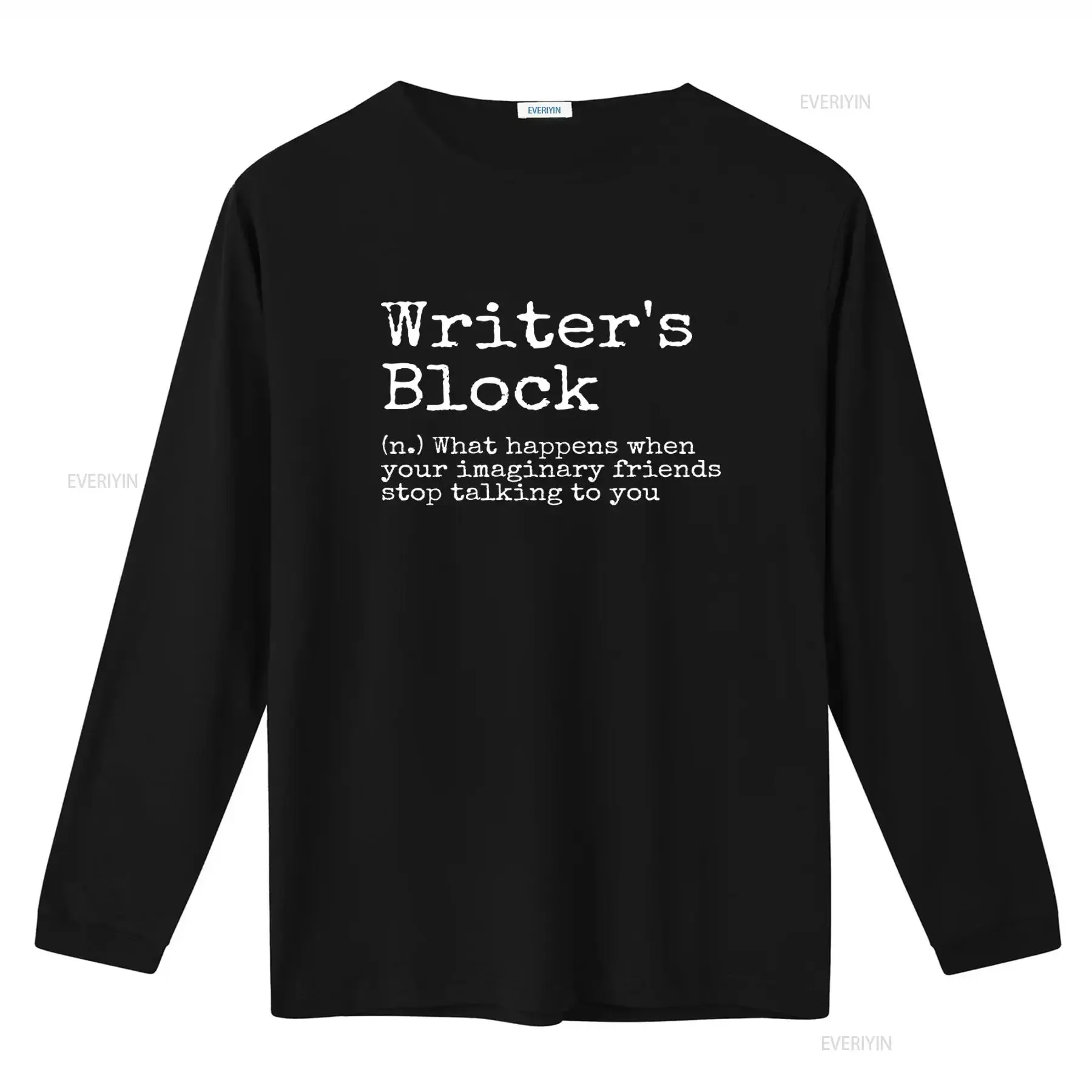 Writer's Block Definition T Shirt for Journalists Novel Writers Journalism Enthusiasts vintage Washed Casual
