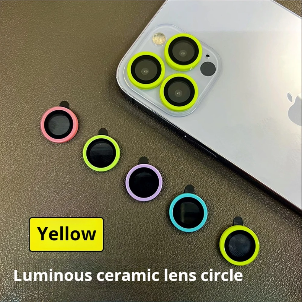 Suitable for Apple 15promax ceramic lens film, suitable for iPhone 15pro color lens sticker for mobile phone cameras