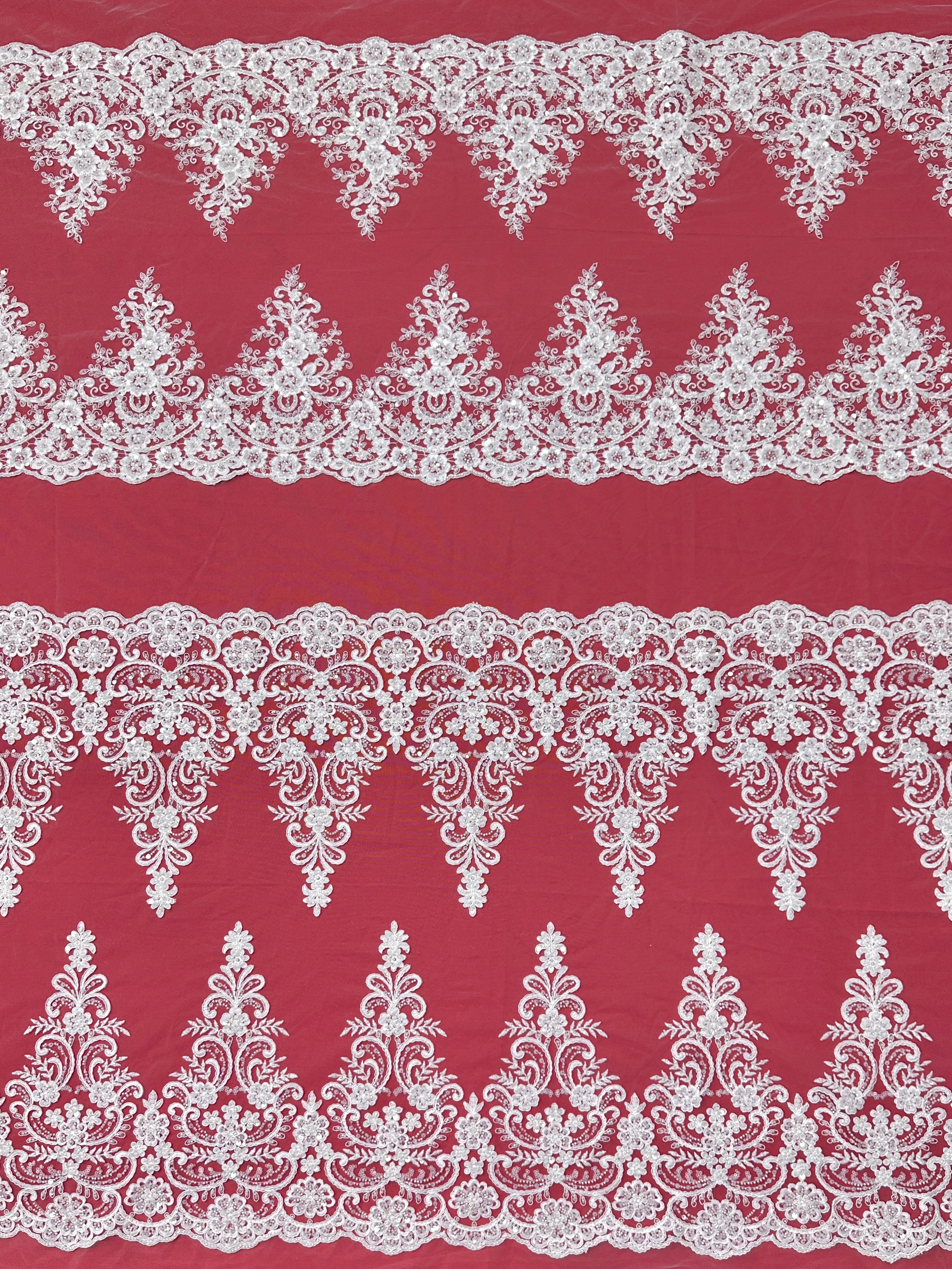 Klassieke Franse stijl Franse Afrikaanse mesh tule kant stof voor Europese trouwjurk elegante partij Nigeriaanse netstof