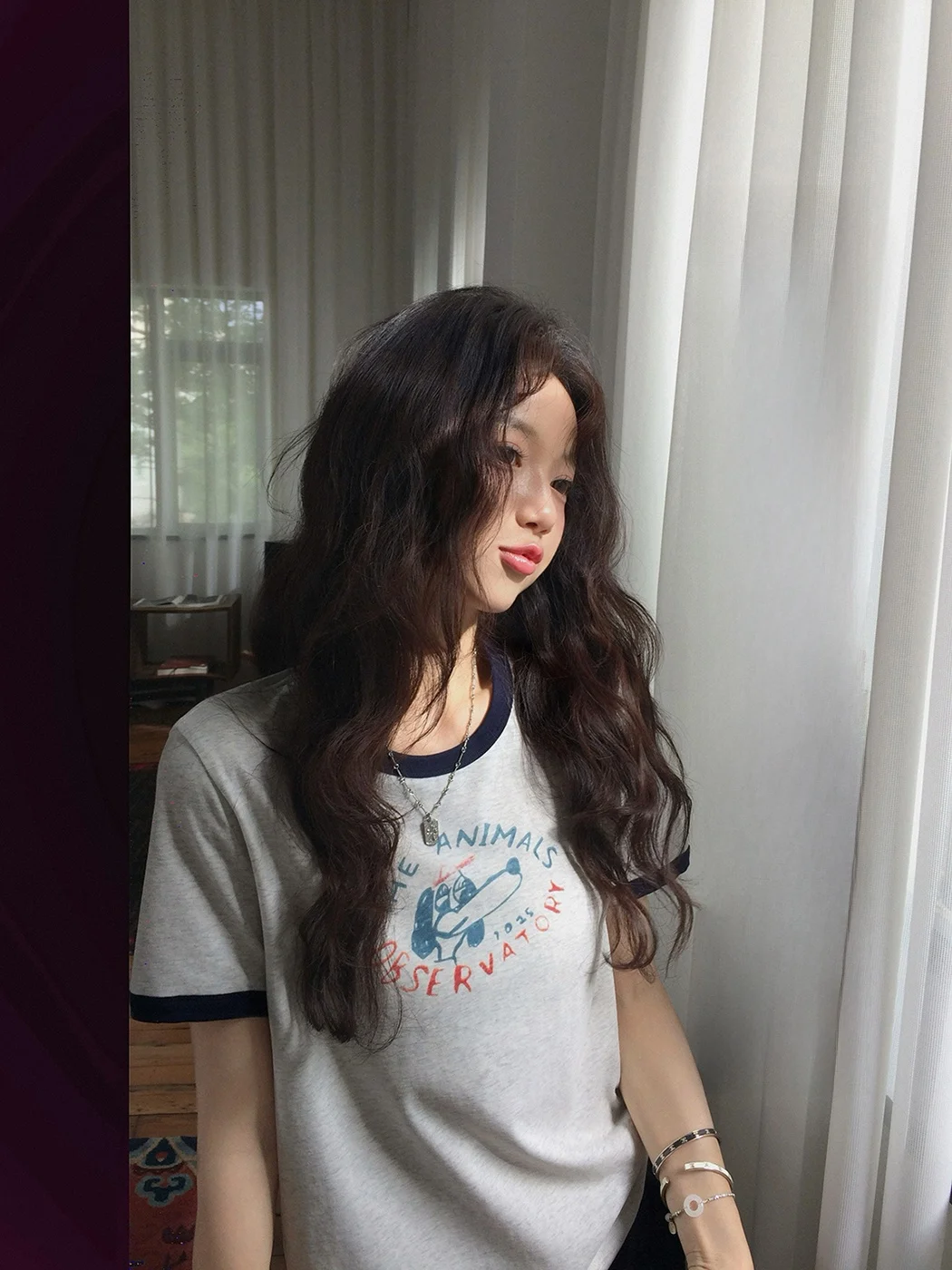 

Футболка Ibell Zhang Baby Snowflake из хлопка с круглым вырезом и коротким рукавом, женский топ с забавным принтом, универсальный летний модный топ из смесового полиэстера