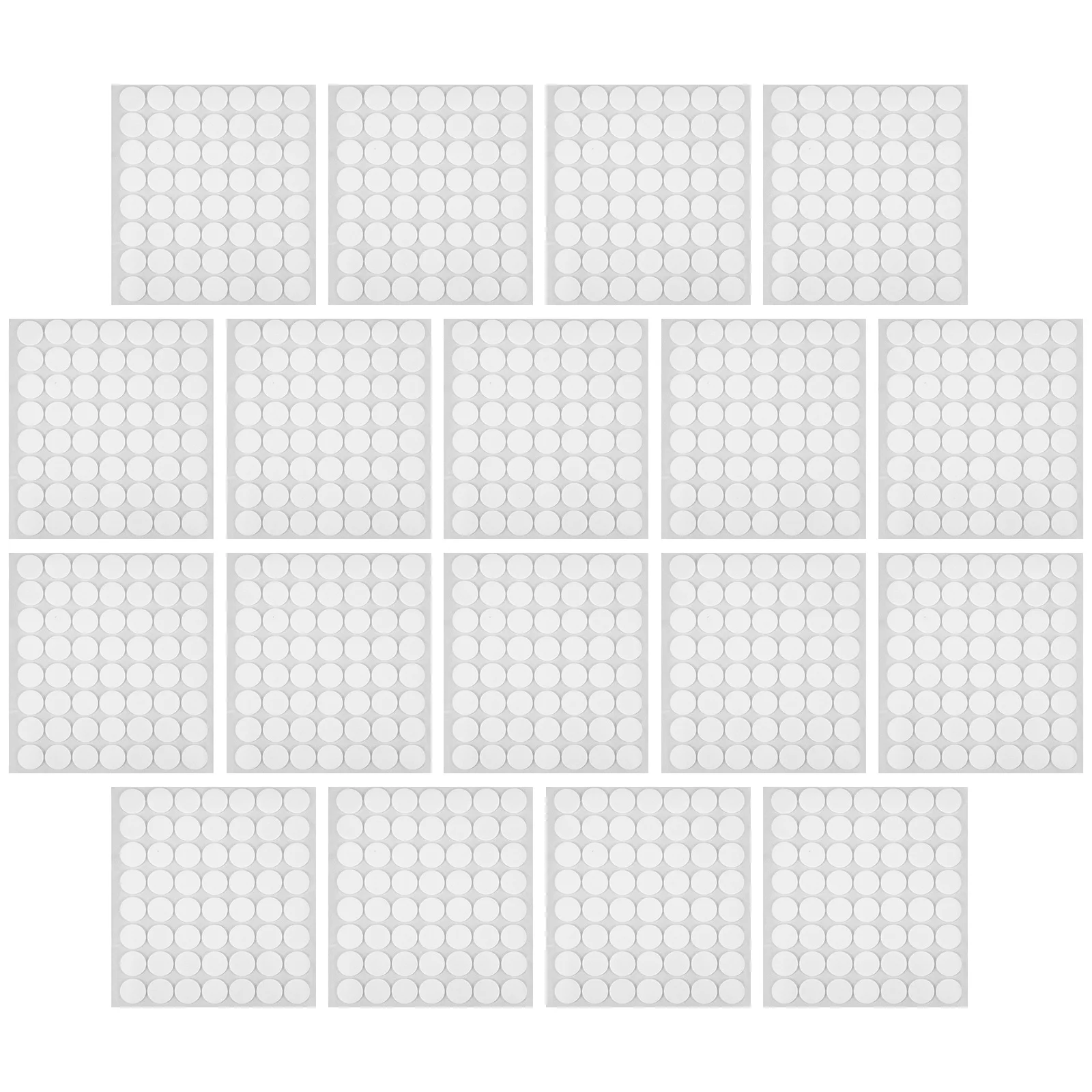 

18 Sheets Double Sided Tape Double-sided Foam Stickers Adhesive Art Craft Decorate Self-adhesive Pad Eva Alternative