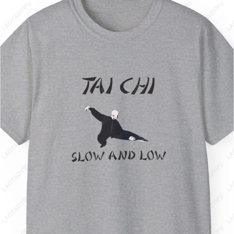 Tai Chi Men Women Cotton Regular Short Sleeve 