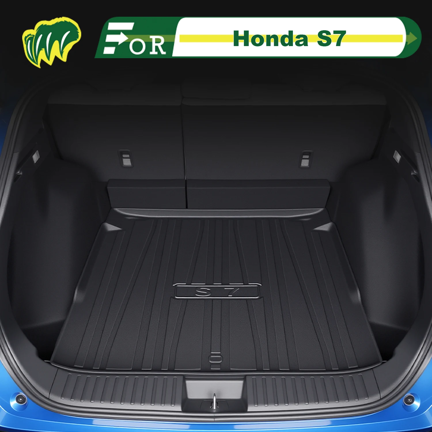 

Для Honda S7 2025 TPE индивидуальный коврик для багажника автомобиля, всесезонный коврик для груза, 3D-образный задний багажник, защитный коврик для спинки стула