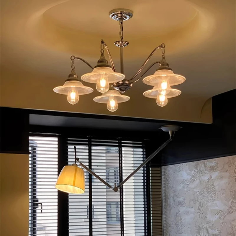 

Vintage restaurant pendant light, industrial style coffee and milk tea shop, bar counter, bedroom, living room pendant light