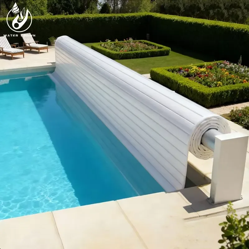 High-quality Pool Cover, Custom-made to Size, Using Third-generation PC Slat Technology, Offering High Rigidity
